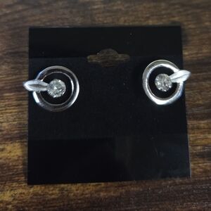 Van Dell Sterling Silver Screwback Earrings